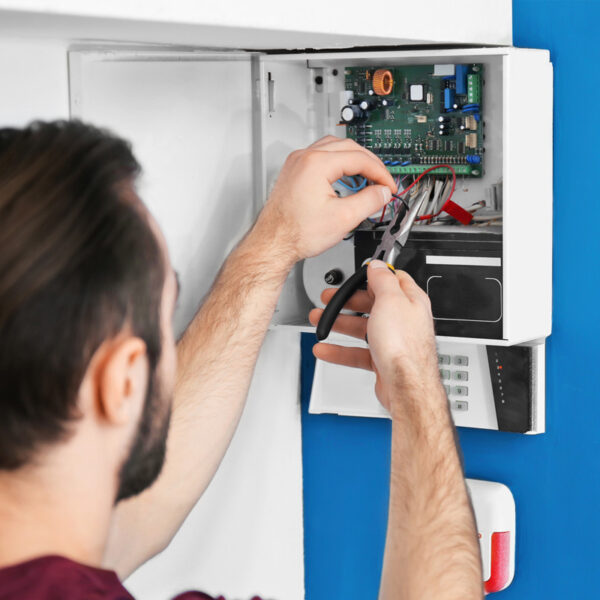 installation système d'alarme câblés